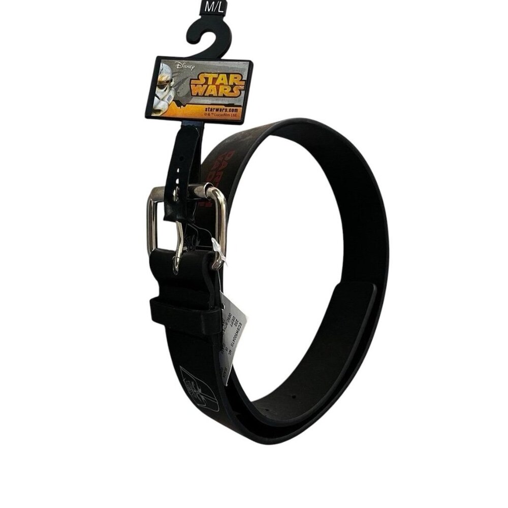 Disney Kids Star Wars Darth Vader Belt Size Medium / Large